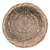 Kouboo Round Rattan Storage Basket with Wood Lid - Side