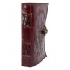 Nemesis Now Baphomet Leather Journal 15x21cm, Leather Cover, Red, 156