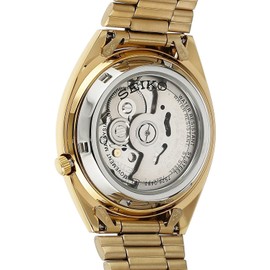 Seiko Men SNXL72 Seiko 5 Automatic Gold-tone Stainless Steel Bracelet Wristwatch