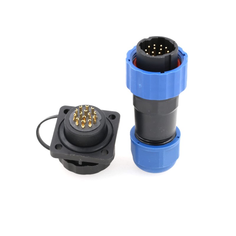 ZBLZGP SD20 Waterproof Connector IP68 Circular LED Power Cable Plug