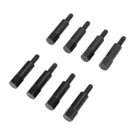 SBC Valve Cover Bolt Kit - 8pcs Black Powder Coated Set for Small Block 283 305 327 350 383 400 Engines