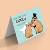 Funny Wedding Card for Newlyweds – Cappily Ever After Silly