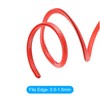 uxcell Edge Trim Red U Shape Edge Protector Rubber with