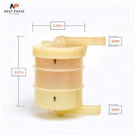 In-Line Fuel Filter Kit - Pack of 1 - Replaces O.E. 130306132; Wix WF10323 - Inline Fuel Filter Compatible with Case IH, JCB, LS, & New Holland Workmaster Tractors