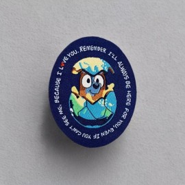 Bluey Bingo Sleepytime Iron On Patch 2.5” Mom Love You Earth Dream US SELLER