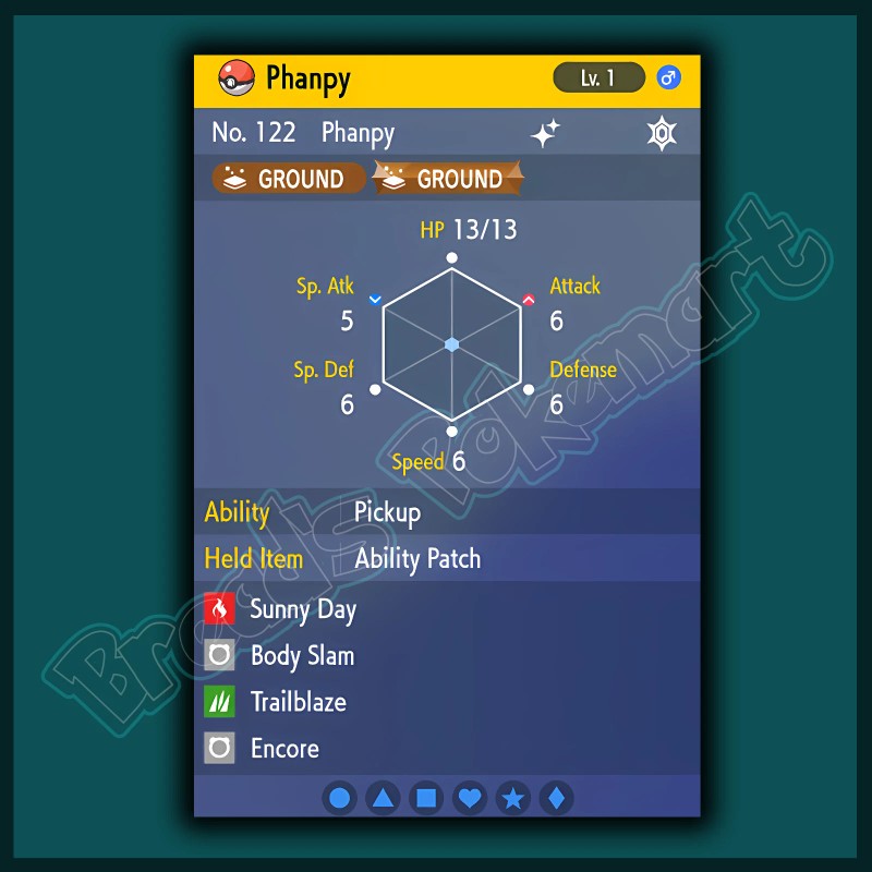 PHANPY SHINY/Non-Sh