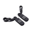 TCMT 1-1/4" 32mm Black Short Angled Adjustable Highway Foot Peg