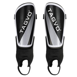 TAGVO Soccer Shin Guards for Kids Youth - Protective Soccer Equipment for Boys Girls - Adults Men Women Soccer Shin Guards - Soccer Shin Pads for Kids Girls Boys, High Impact Resistant