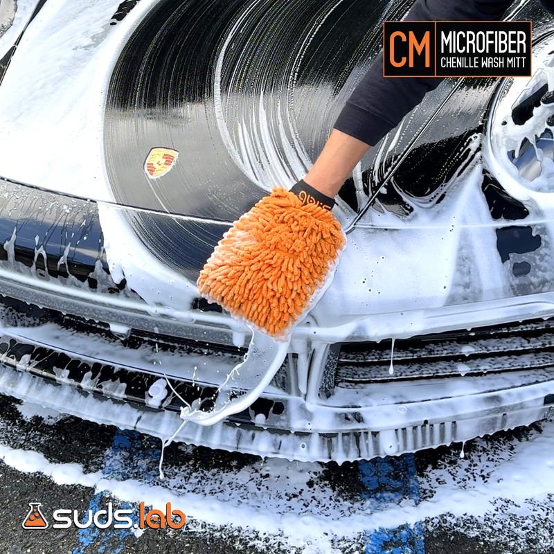Suds Lab CM Chenille Microfiber Wash MItt - Double Sided