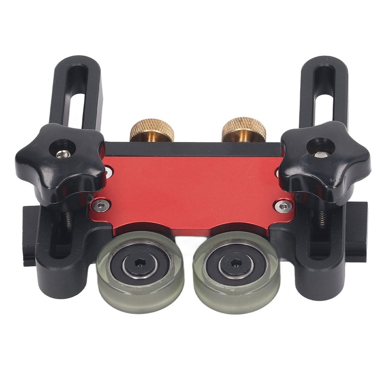 Table Saw Stock Roller Woodworking Double Wheel Sliding Feeding Guide