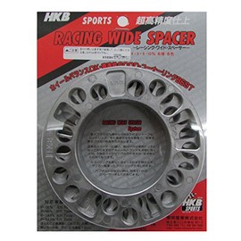 HKB SPORTS Wheel Spacer (4 and 5 Holes), P.C.D.100, 114.3, 0.1 inches (3 mm), Set of 4 HKWS3