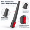 Vacuum Attachment Tool Kit for Cleaning – Brush & Long