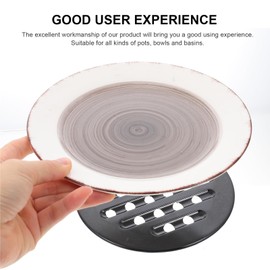 Cabilock 4-Piece Heat Protection Set, Decorative Table Coasters Made of Bakelite, Heat-Insulating Placemats for Pots and Bowls, Non-Slip and Practical for Kitchen and Dining Table