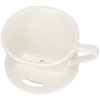 Bonmac 1-2 Cup Coffee Dripper with Measuring Spoon CD-1W White