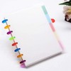 YANGWEN 90 Pieces 24 mm Plastic Book Binder Discbound Expansion