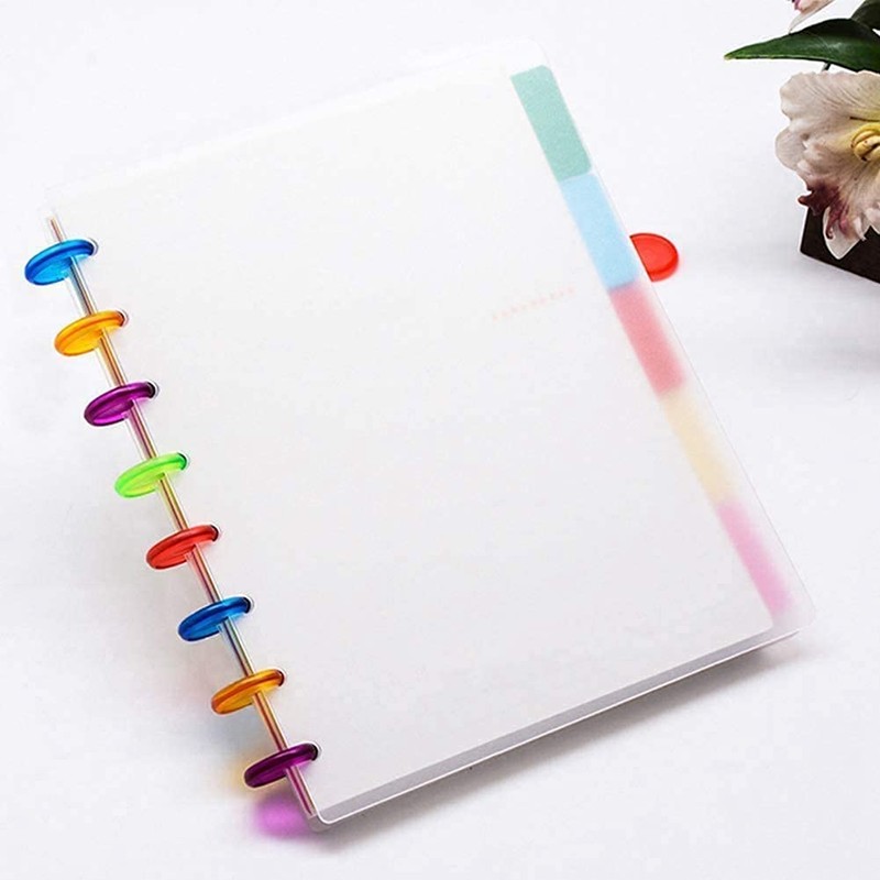 YANGWEN 90 Pieces 24 mm Plastic Book Binder Discbound Expansion