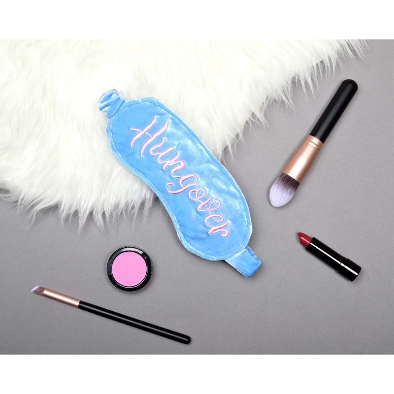 Vivid Hue Sleep Mask for Women Velvet Sleeping Mask Travel