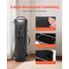 Portable 4/4 Full Size Rectangle Oblong Violin Case Composite Carbon