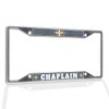 Fastasticdeals Metal Insert License Plate Frame Chaplain Religious Term B