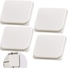 Jetec 4 Pieces Magnetic Shower Curtain Clips for Liner, Shower