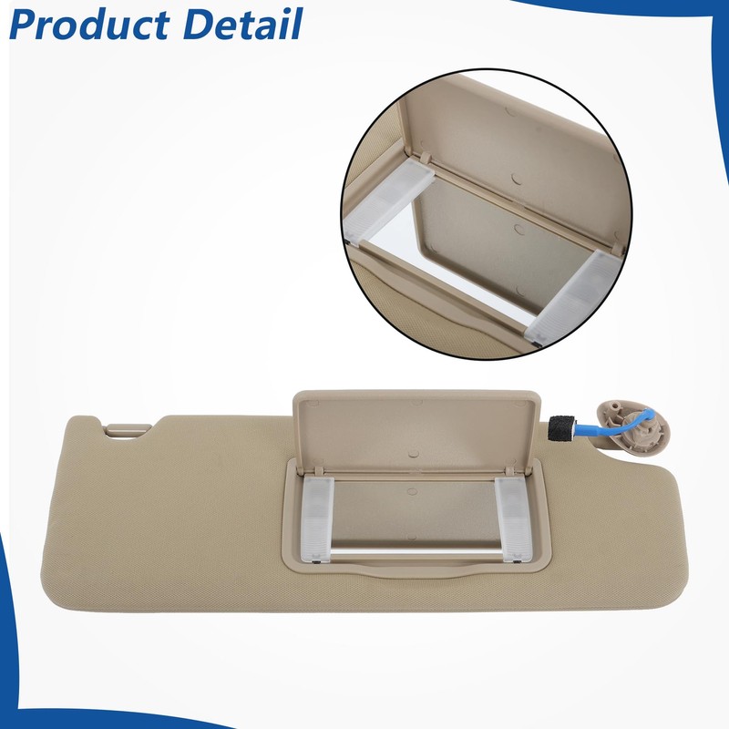 WFLNHB Sun Visor Driver Side and Passenger Side with Mirror