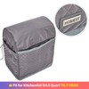 HOMEST Stand Mixer Quilted Dust Cover with Pockets Compatible with