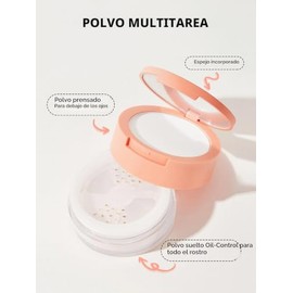 SHEGLAM Insta-Ready Face Powder Polvos fijadores sueltos debajo de los ojos - Lino natural