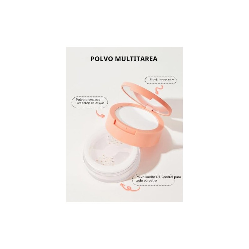 SHEGLAM Insta-Ready Face Powder Polvos fijadores sueltos debajo de los