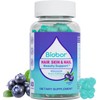 Hair Skin and Nails Vitamins Gummies,5200 mcg Biotin Vegan Chewable