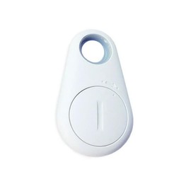 Wireless Bluetooth 4.0 Key Finder | Smart Wireless Anti Lost Key Tracker | Wireless Locator, and GPS Integration | Bluetooth Tracker for Kids Phone Car Wallet Luggage Pet (White).