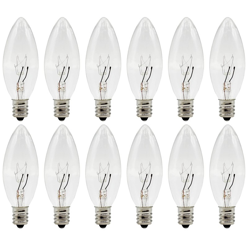 Creative Hobbies 25 Pack Replacement Incandescent Light Bulbs for Electric