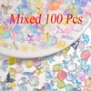 100 Pcs Marine Life Nail Charms, 3D Resin Charms Mermaid