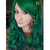 Bopocoko Bopocoko Green Wig Long Green Wigs for Women St
