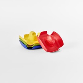 Prepara Double Sombrero Taco Holder, Set of 4, Assorted Colors