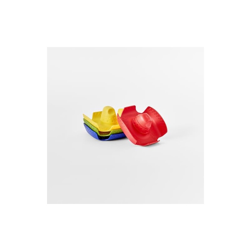Prepara Double Sombrero Taco Holder, Set of 4, Assorted Colors