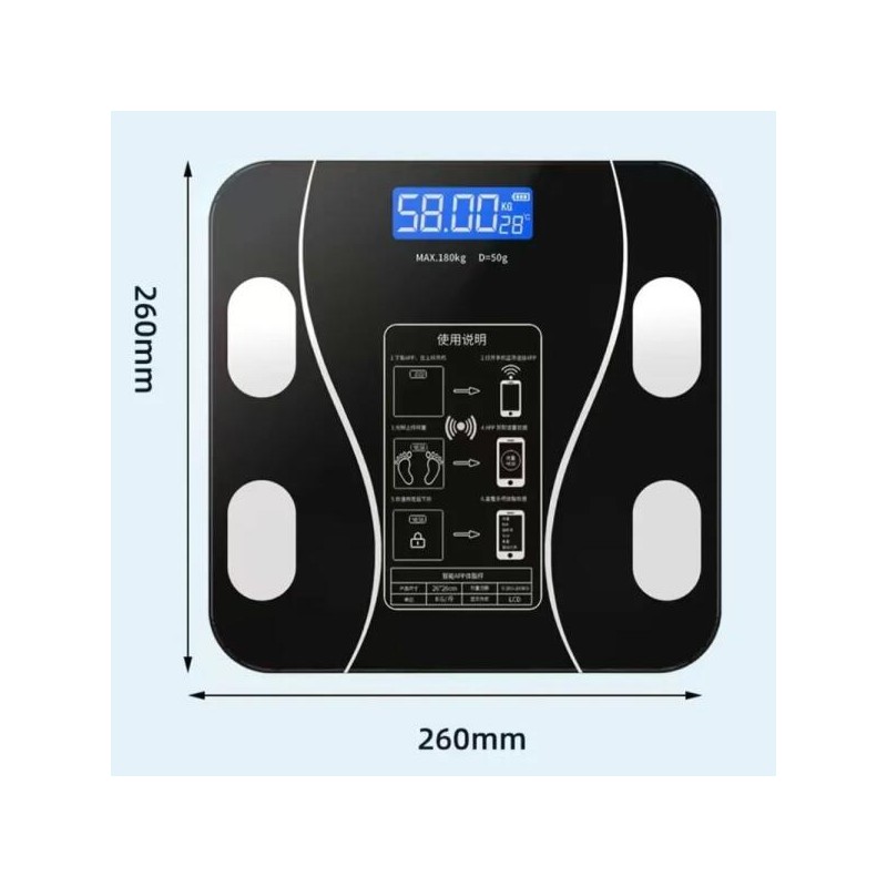 새로운 USB 체 측정기 지능적이고 정확한 전자 체중계 가정용 성인