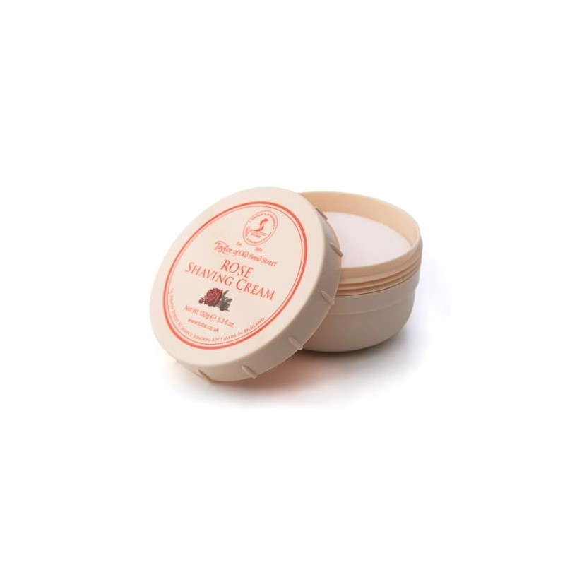 Taylor of Old Bond Street Rose Shaving Cream Jar, 5.3-Ounce