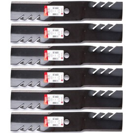 6PK Oregon 596-354 G5 Gator Blades for 48" John Deere M127500, M127673, M145476