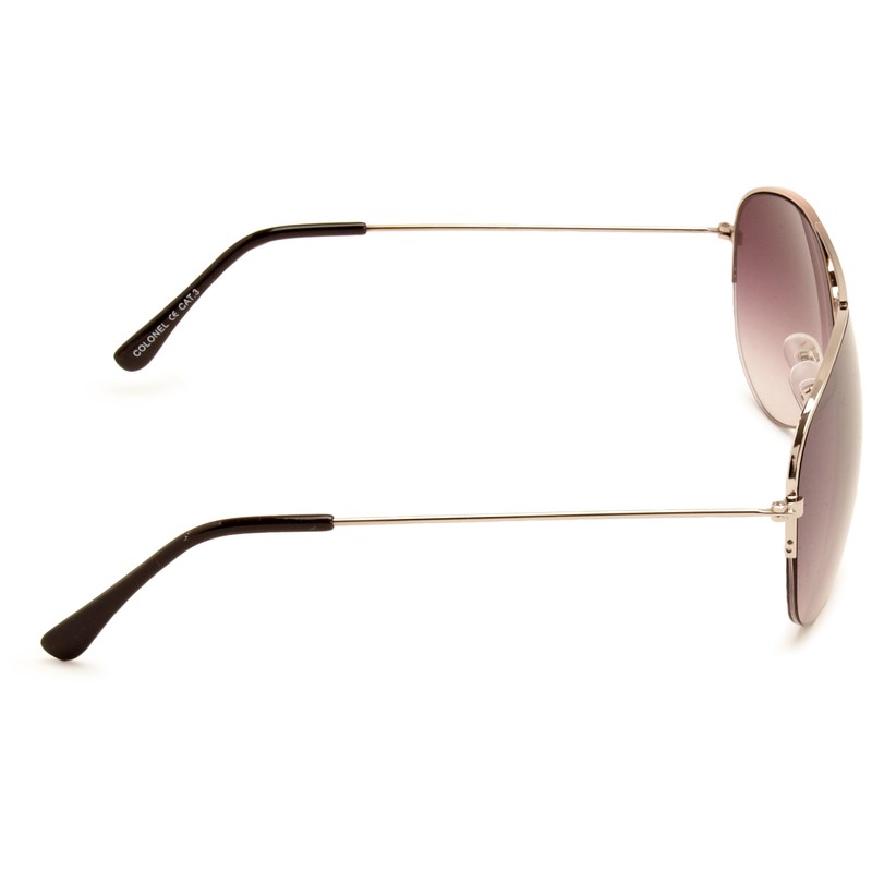 Eyelevel Colonel Pilot Style Men's Sunglasses Silver Effect One Size