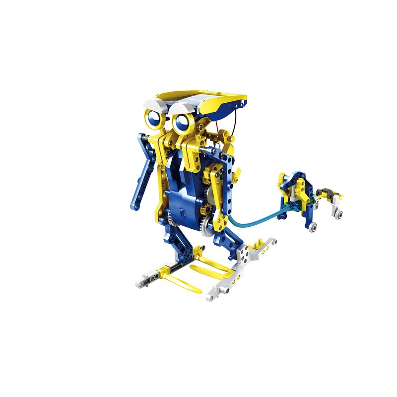 CONSTRUCT & CREATE 12 in 1 Solar Hydraulic Construction DIY