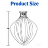 Heavy Duty 6 Wire Whisk Attachment for Kitchen Aid 4.5