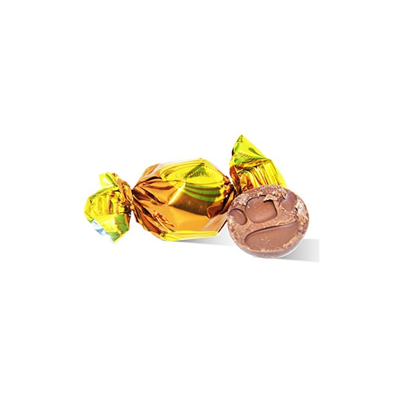 Maitre Truffout, Italian Milk Chocolate Pralines w/Cappuccino Cream Center (1.250