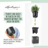 Lechuza Cube - Glossy, High-Quality Plant Cube with Stick Irrigation