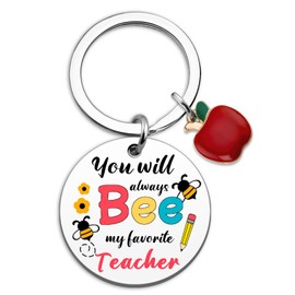 Teacher Retirement Gifts For Woman Best Teacher Gifts End Of The Year Appreciation Gift For Preschool Daycare Teachers Bee Keychain Teachers Valentine Gift Christmas Ideals Back To School