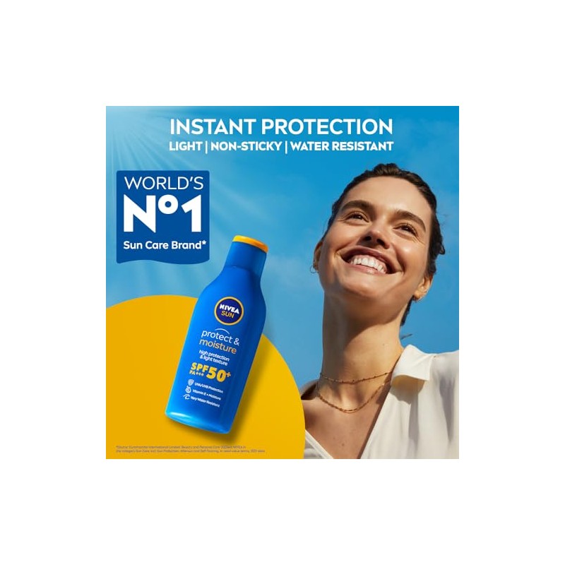Nivea Loción solar hidratante SPF 50 | 4.2 fl oz