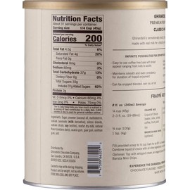 Ghirardelli Classic White Frappé Mix, 3.12 lb Can