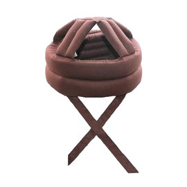 Felimoa Elderly Head Protection Headgear Elderly Injury Prevention Nursing Rehabilitation (Brown)