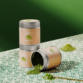 Chamberlain Coffee Matcha Japanese Green Tea Powder, Vegan, Gluten-Free 1oz tin, Vanilla