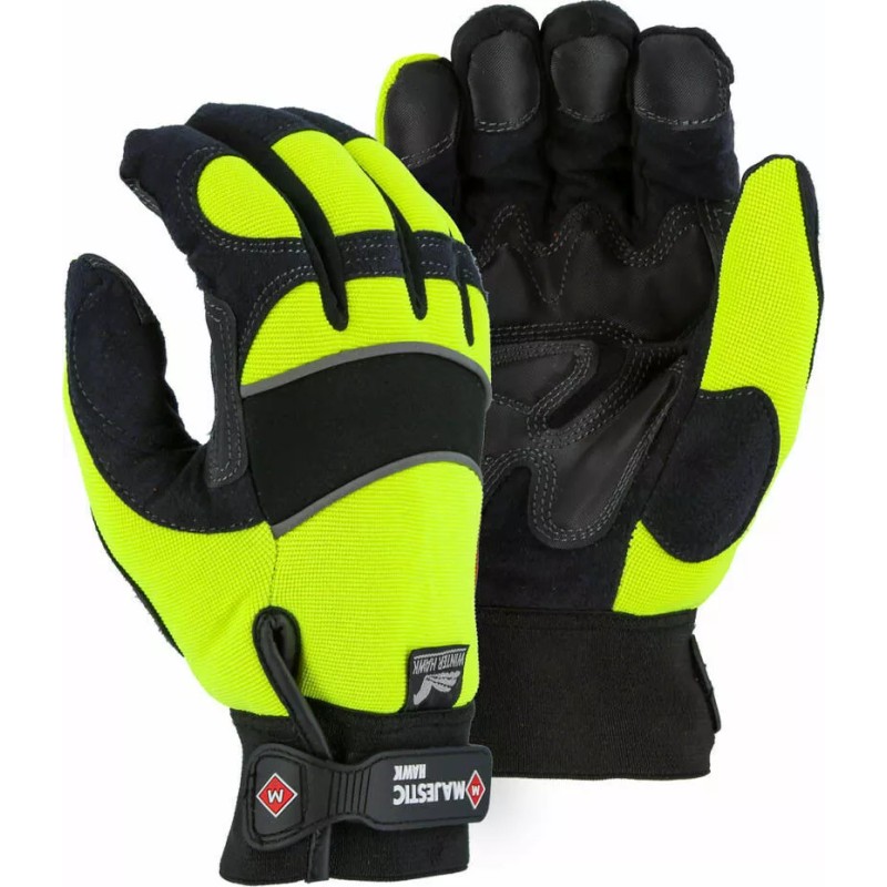 Majestic® (Waterproof) Winter Hawk Insulated Mechanics Gloves 2145HYH - L