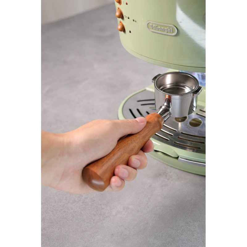 CAPFEI Bottomless Portafilter 51 mm 2 Ears for Delonghi ECP33.21